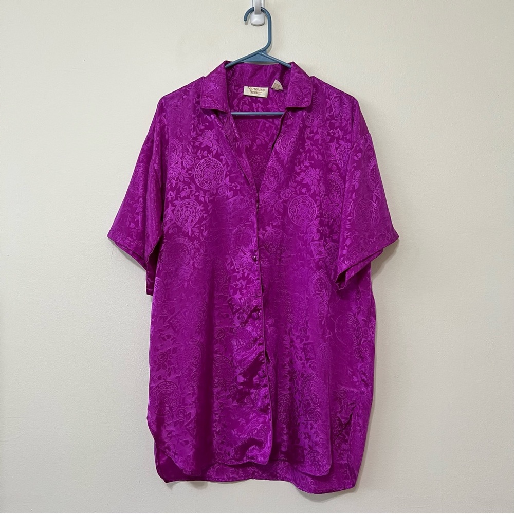 Vintage Victoria's Secret Nightgown Robe Gold Tag
